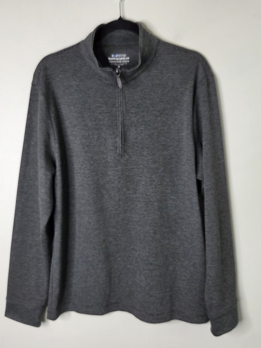 Vineyard Vines On The Go Bluffs Quarter-Zip Houndstooth
